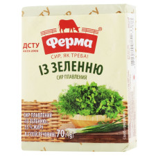 Сир плавлений Ферма із зеленню 55% 70г mini slide 1