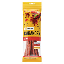 Колбаски Дмитрук Kabanosy Cheese свиные с красным перцем 100г mini slide 1