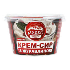 Крем-сир Мукко із журавлиною 32,6% 210г mini slide 1