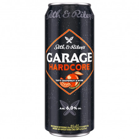 Пиво Seth&amp;amp;amp;Riley's Garage Hardcore Taste Grapefruit&amp;amp;amp;More 6% 0,5л