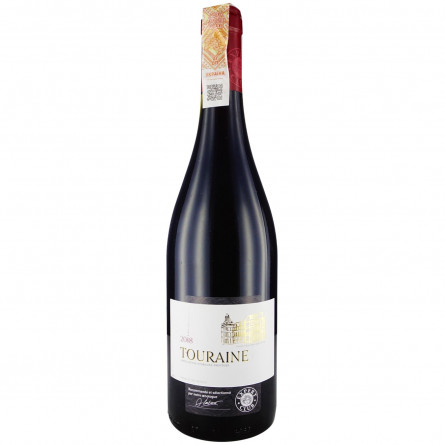 Вино Expert Club Terre d'Aubuis Touraine червоне сухе 12,5% 0,75л