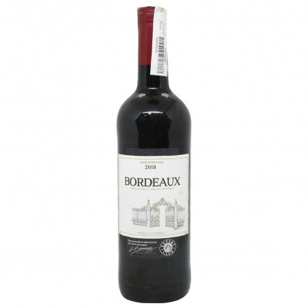 Вино Expert Club Reserve de Velours Bordeaux червоне сухе 12% 0,75л