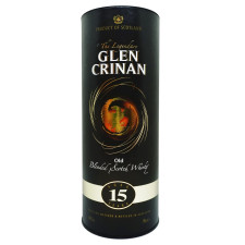 Віскі Glen Crinan The Legendary 15 років 40% 0,7л mini slide 1