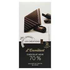 Шоколад Ivoria Les Creations чорний 70% 100г mini slide 1