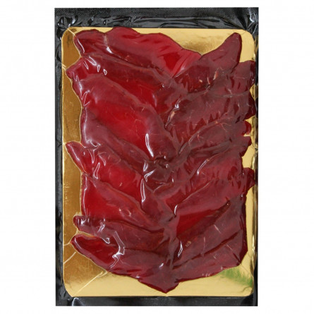 Филе Дымные Традиции Гранд из говядины сырокопченое нарезка 120г slide 1