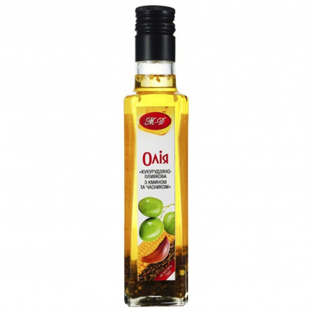 Олія кукурудзяно-оливкова Мак-Дей з кмином та часником  200мл