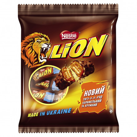 Цукерки NESTLÉ® LION® Стандарт вафельні 182г