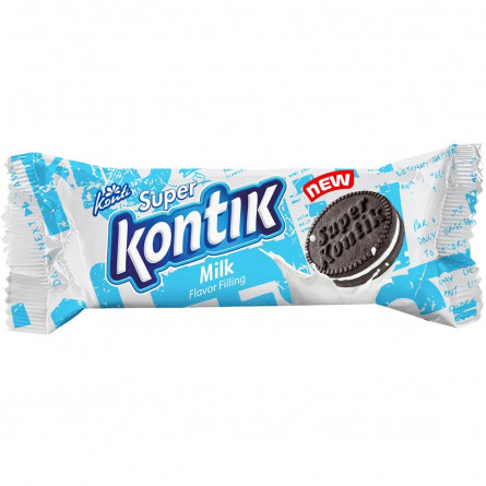 Печиво-сендвіч Konti Super Kontik з начинкою зі смаком молока 76г