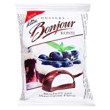 Десерт Konti Бонжур зі смаком чорниці і маскарпоне 29г mini slide 1