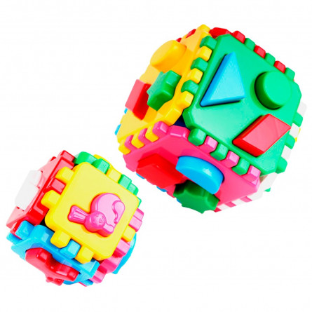 Іграшка-куб Технок Toys Розумний малюк 1+1