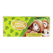Продукт молоковмісний сирний плавлений Наш сирок з грибами 55% 70г mini slide 1