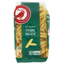 Макаронні вироби Ашан Penne Rigate 500г mini slide 1