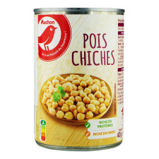 Нут Auchan консервований 425мл mini slide 1