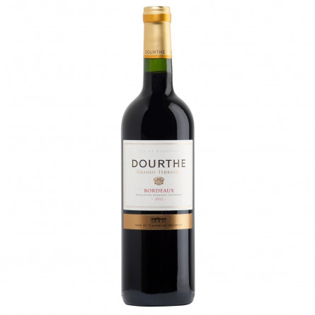 Вино Dourthe Grand Terroirs Rouge Sec красное сухое 13% 0,75л slide 1