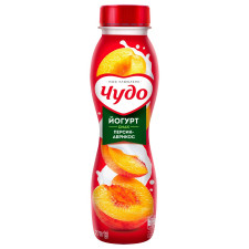 Йогурт питьевой Чудо персик-абрикос 2.5% 270г mini slide 1