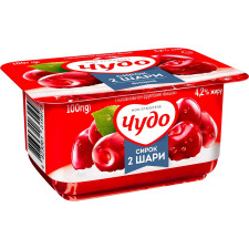 Сирок Чудо вишня збитий 4.2% 4шт 115г mini slide 1