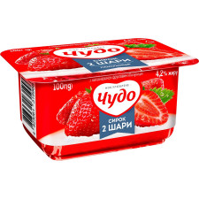 Сирок Чудо Полуниця 4,2% 3+1*100г mini slide 1
