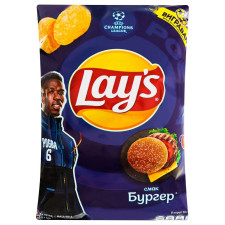 Чіпси Lay's зі смаком бургера 120г mini slide 1