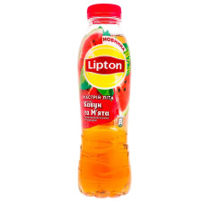 Чай холодний Lipton чорний зі смаком кавуна та м'яти 0,5л mini slide 1