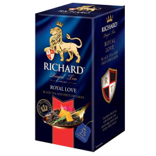 Чай чорний Richard Royal Love в пакетиках 2г х 25шт 50г mini slide 1