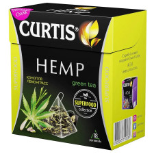 Чай зелений Curtis Hemp в пірамідках 18шт mini slide 1