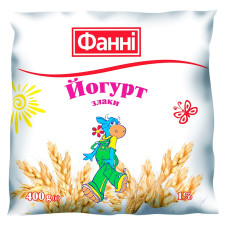 Йогурт Фанні Злаки питний 1% 400г mini slide 1