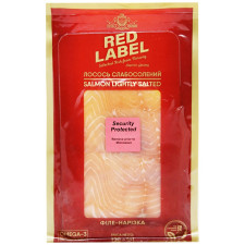 Лосось Red Label філе нарізка слабосолена 120г mini slide 1