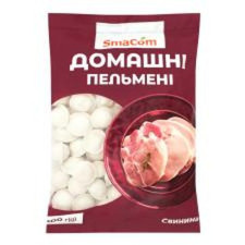 Пельмені SmaCom Домашні зі свининою 800г mini slide 1