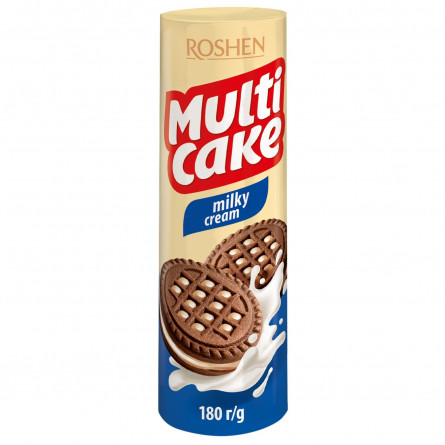 Печиво Roshen Мулті-кейк з молочно-кремовою начинкою 180г