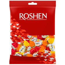 Конфеты Roshen Джус-микс карамель с фруктово-ягодной начинкой 200г mini slide 1