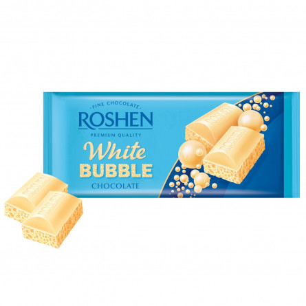 Шоколад Roshen белый пористый 80г
