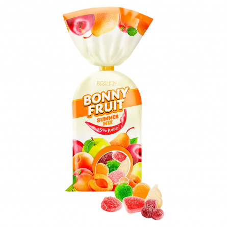 Цукерки желейні Roshen Bonny-Fruit літній мікс 200г