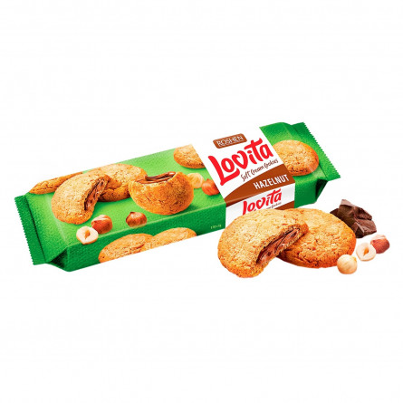 Печенье Roshen Lovita Soft Cream с ореховой начинкой 170г