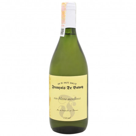 Вино Francois de Bovoy біле напівсолодке 10,5% 0,75л