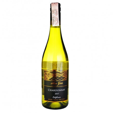 Вино Sun Gate Шардоне біле сухе 12,5% 0,75л