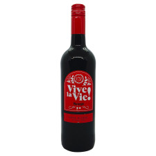 Вино Vive la Vie Rouge безалкогольное красное полусладкое 0,5% 0,75л mini slide 1