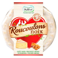 Сыр Fromagerie Milleret Roucoulons Noix со вкусом грецкого ореха 55% 125г mini slide 1