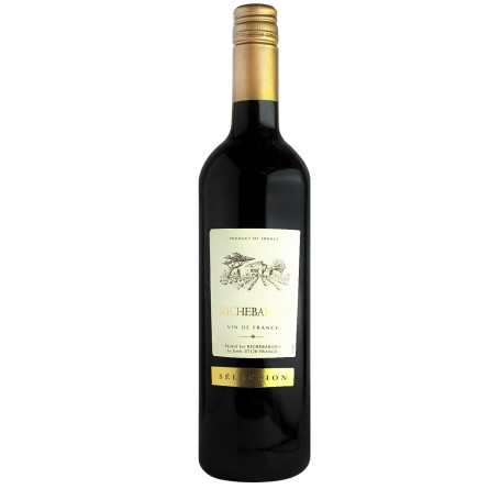 Вино Uvica Richebaron Red красное сухое 12% 0,75л