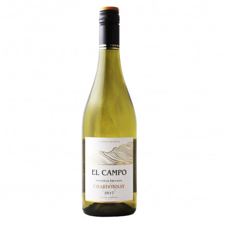 Вино El Campo Chardonnay біле сухе 13% 0,75л