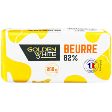 Масло Golden White вершкове 82% 200г mini slide 1