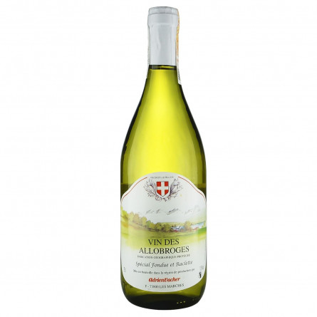 Вино Adrien VacherI Allobroges Croix de Savoie біле сухе 11,5% 0,75л