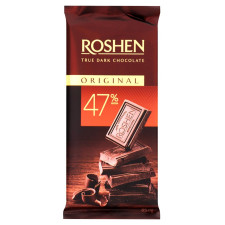 Шоколад чорний Roshen Original 47% 85г mini slide 1