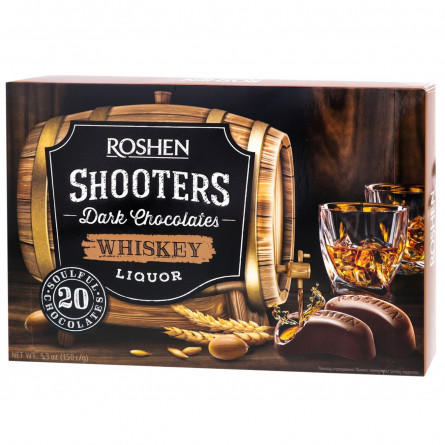 Конфеты Roshen Shooters виски-ликер 150г