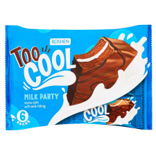 Бісквітні тістечка Roshen Too Cool Milk Party 270г mini slide 1