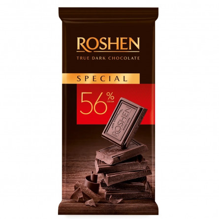 Шоколад Roshen чорний 56% 85г