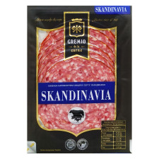 Ковбаса Gremio de la Carne Скандинавія напівкопчена в/г нарізка 100г mini slide 1