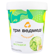 Морозиво Три Ведмеді фісташка 320г mini slide 1