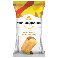 Морозиво Три Ведмеді лимонно-шоколадне 80г mini slide 1