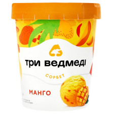 Морозиво Три Ведмеді манго сорбет 320г mini slide 1