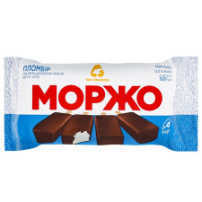 Набір морозива Три Ведмеді Моржо Пломбір на паличці 4шт*80г mini slide 1